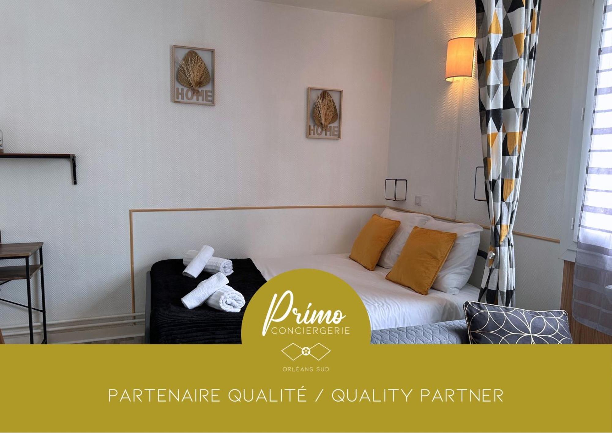 Orleans Centre Proche Gare - Appartement Fonctionnel Residence Calme Parking Prive Gratuit - Le Central Elegance Eksteriør billede